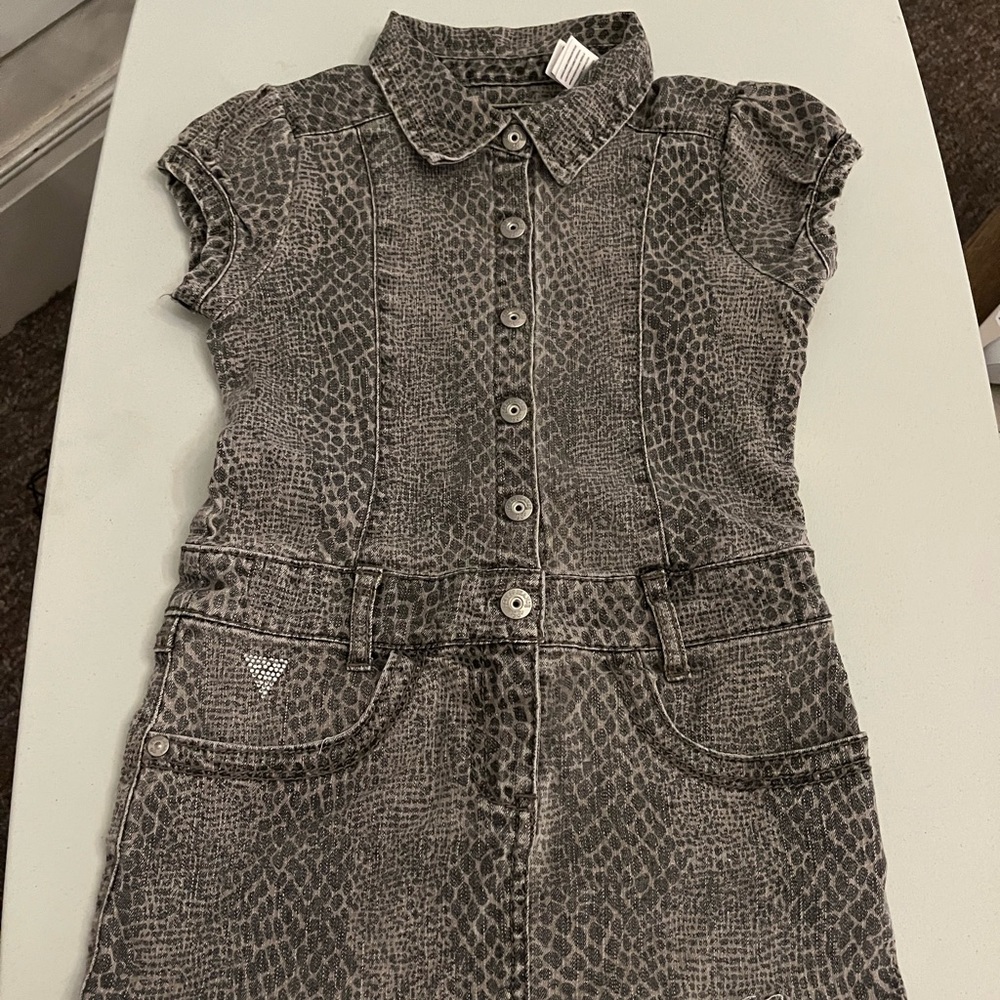 Girls Guess denim dress